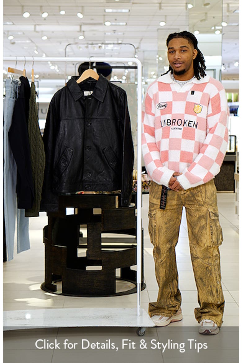 Genuine Leather Trucker Jacket video
