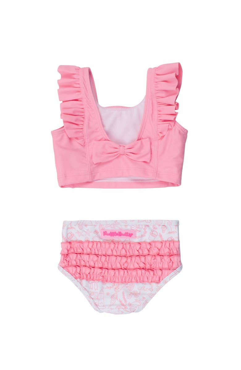 RuffleButts Girls UPF50+ Waterfall Tankini, Alternate, color, 