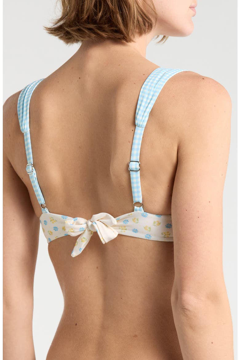 Verona Underwire Bikini Top, Alternate, color, MEADOW/ BLUE GINGHAM