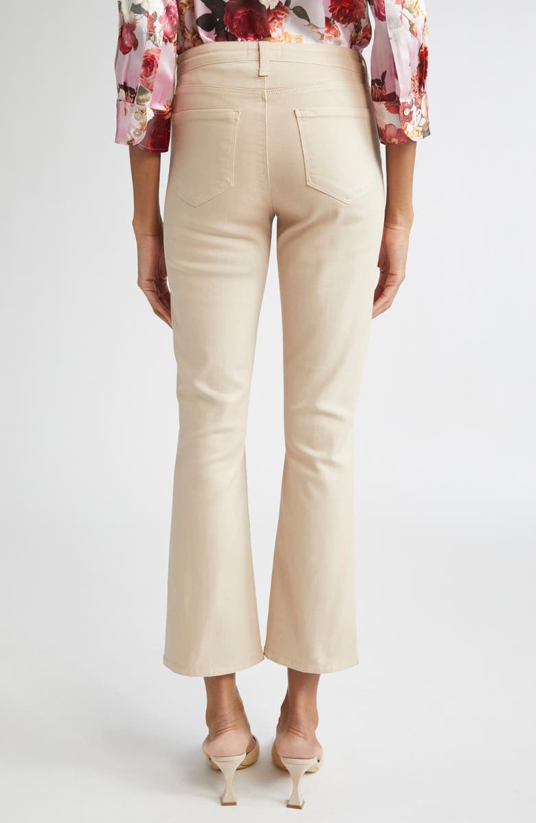 L'AGENCE Tati High Waist Ankle Micro Bootcut Jeans, Alternate, color, Cement Coated