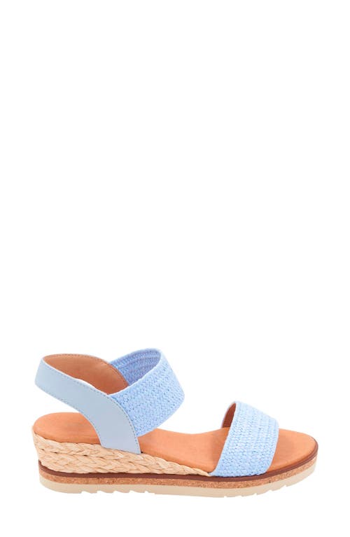 Andre Assous André Assous Neveah Featherweight Wedge Sandal In Sky Blue