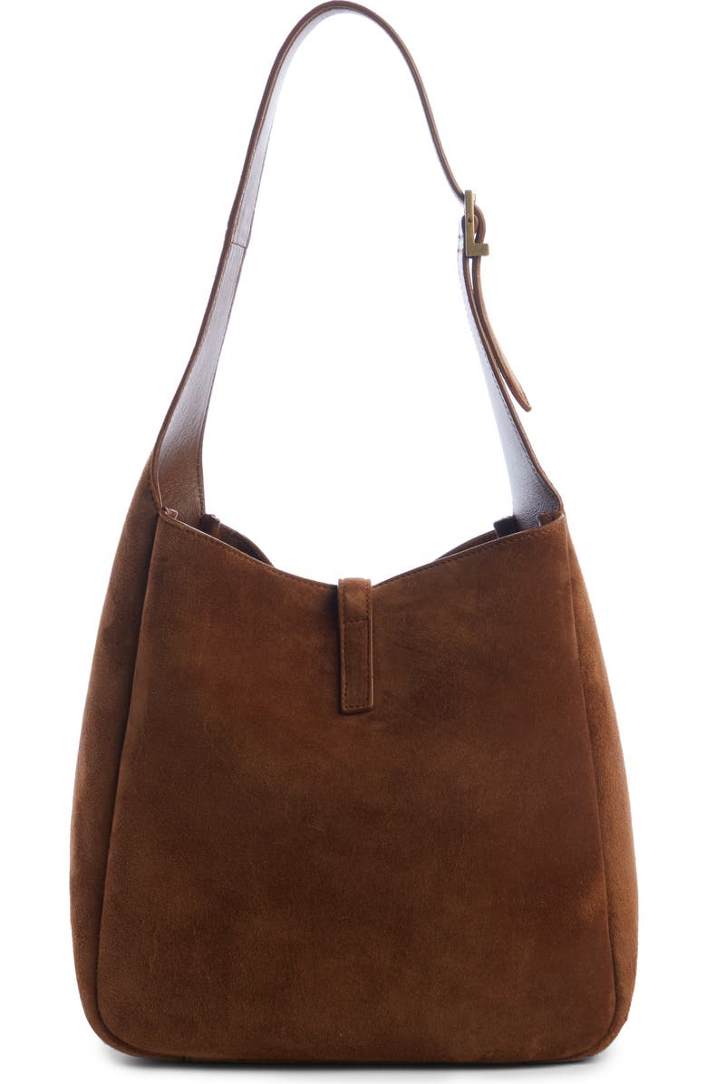 Saint Laurent Small Le 5 à 7 Suede Hobo Bag, Alternate, color,