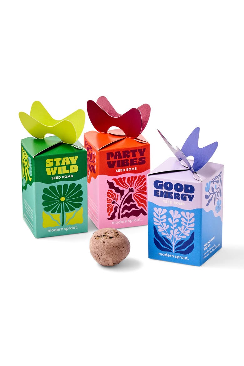 Seed Bomb 3 pack mixed, Main, color, Assorted