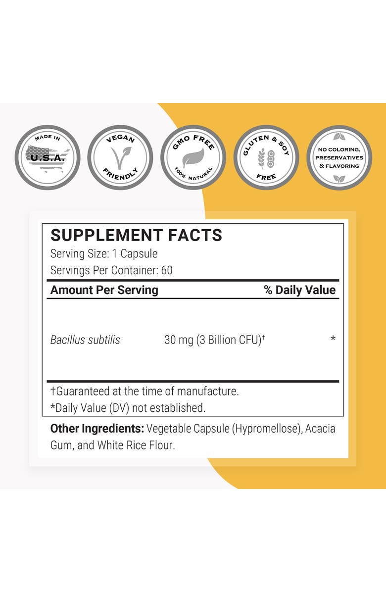 SuperSmart Bacillus Subtilis, Alternate, color, NO COLOR
