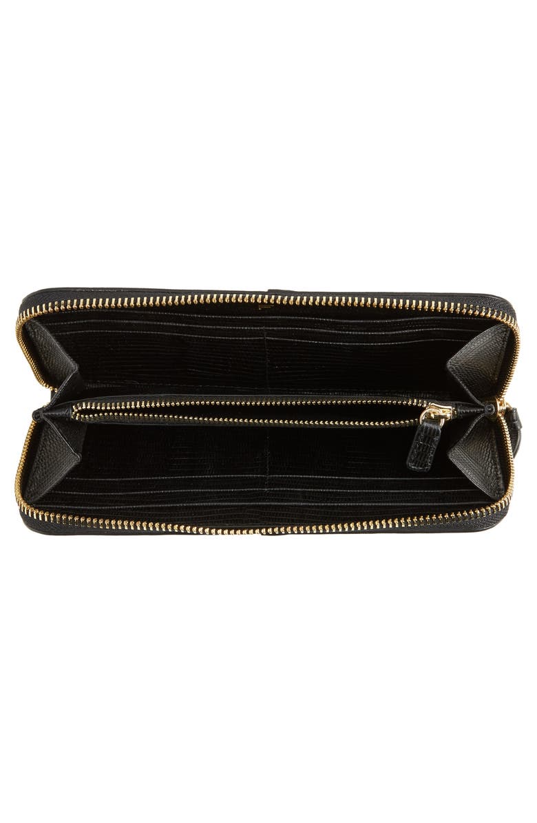 FRAME Les Second Embossed Continental Wallet, Alternate, color, 