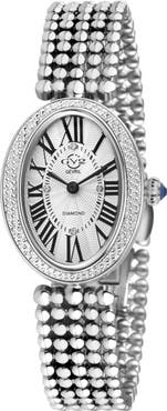 GV2 PIazza Navona Diamond Dial Bracelet Watch, 29mm x 38mm