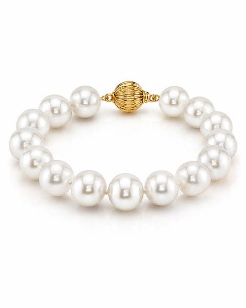 10-11mm White South Sea Pearl Bracelet