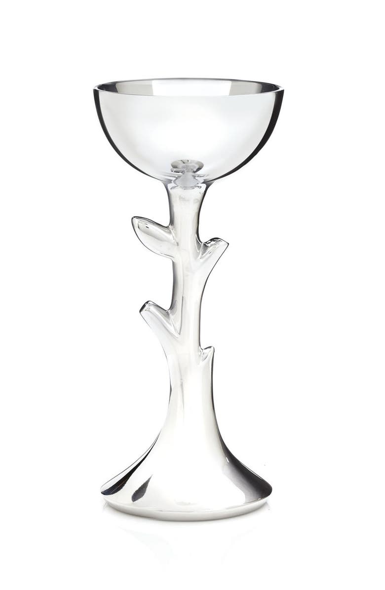 Nambé 'Tree of Life' Kiddush Cup, Main, color, Silver