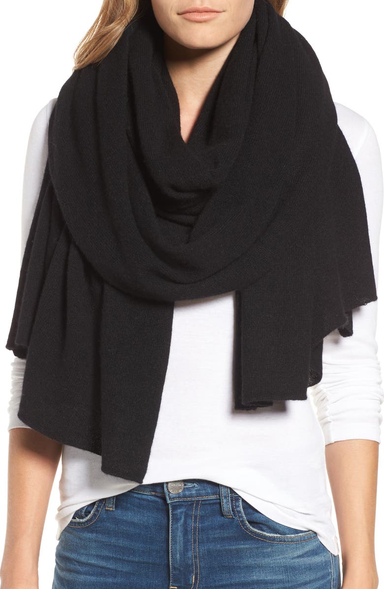 White + Warren Travel Cashmere Wrap, Alternate, color,