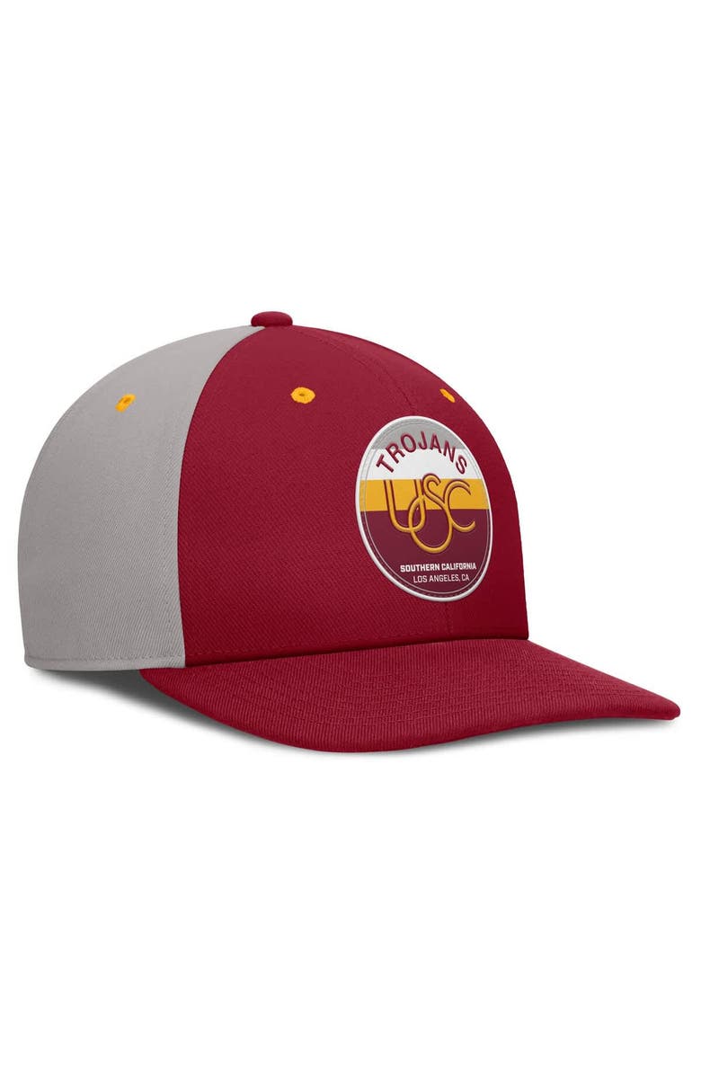 Nike Men's Nike Cardinal/Gray USC Trojans Prep Pro Performance Snapback Hat, Alternate, color, Cardinal