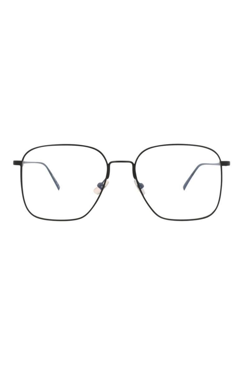 55mm Navigator Optical Frames, Main, color, BLACK BLACK TRANSPARENT