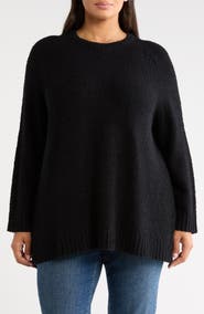 Eileen Fisher Organic Cotton & Cashmere Crewneck Sweater
