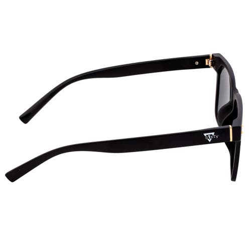 Sixty One Capri Polarized Sunglasses In Black/silver