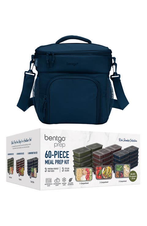 60-Piece Meal Prep & Lunch Bag Set