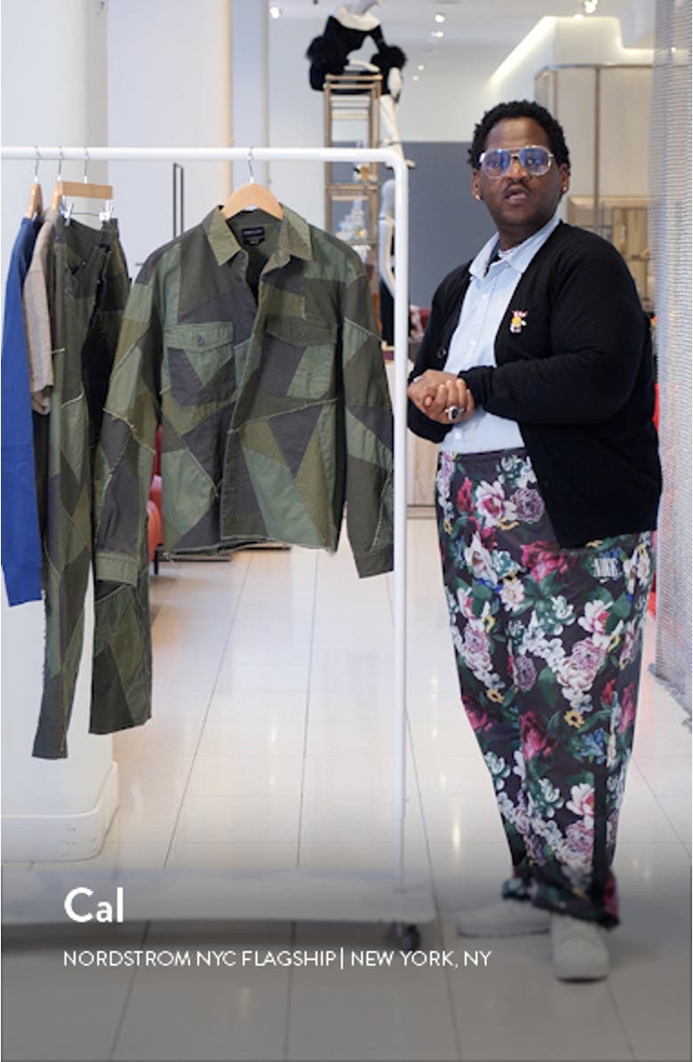 Patchwork Military Shirt Jacket, sales video thumbnail