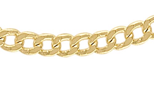 Fuzion Creations 14k Gold Curb Chain Necklace In Yellow