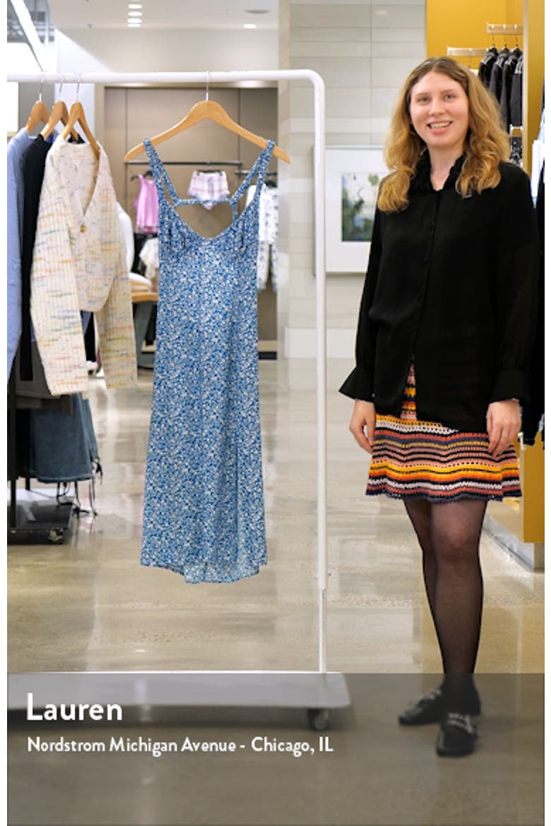 Georgia Print Open Back Midi Dress video