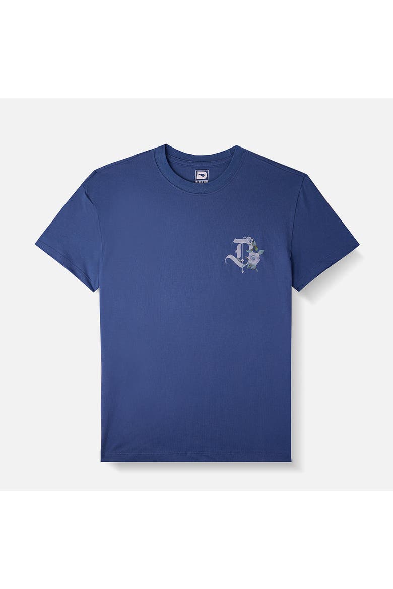 Garden District Tee - Big Kid, Main, color, NAVY