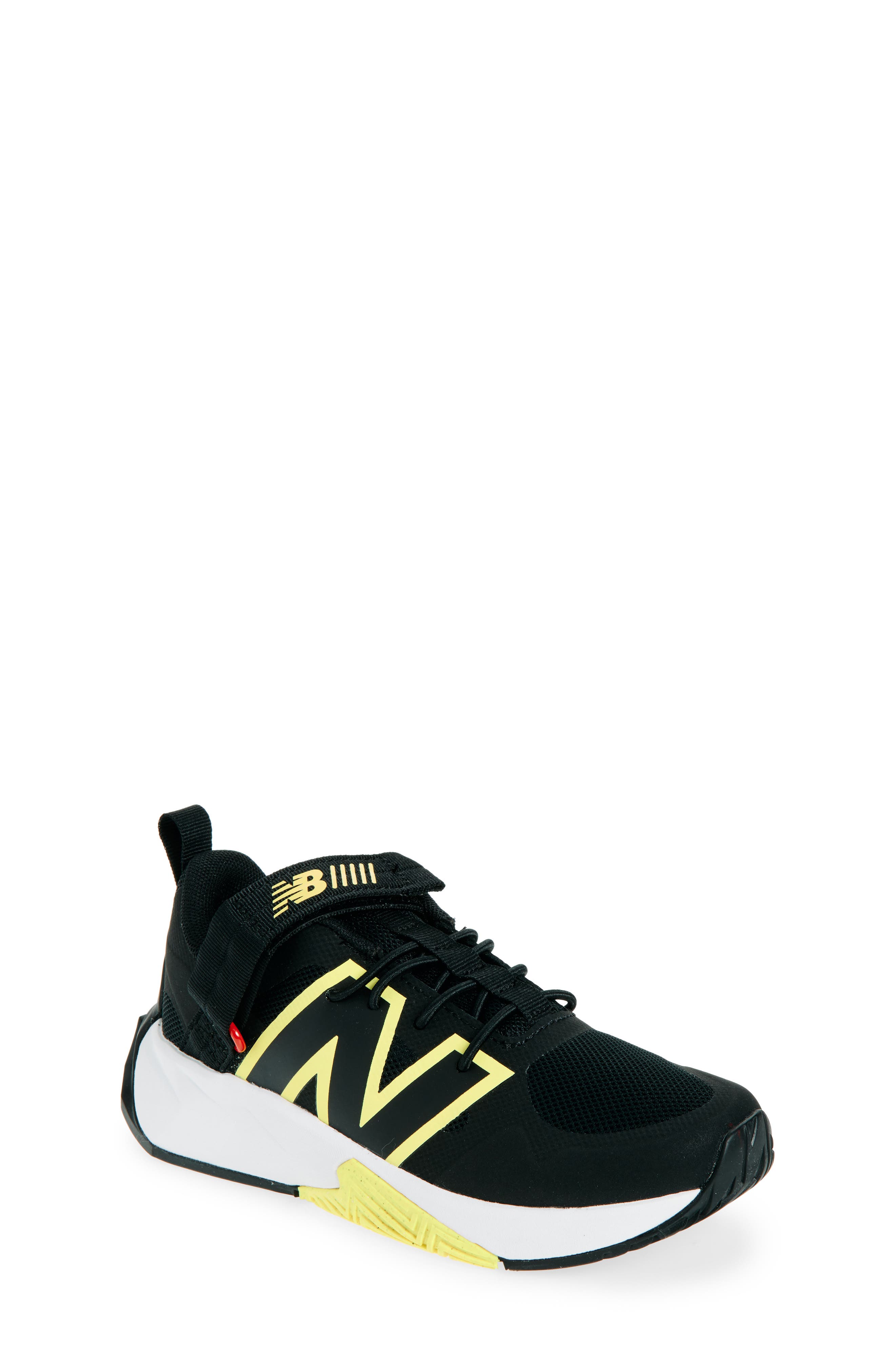 New Balance Kids' FuelCell Play Sneaker, Main, color, Black/ Punch Yellow