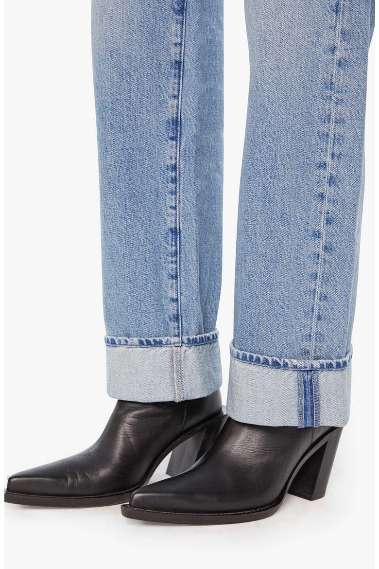 The Dodger Skimp High Waist Cuffed Hem Wide Leg Jeans, Alternate, color, LEAP OF FAITH