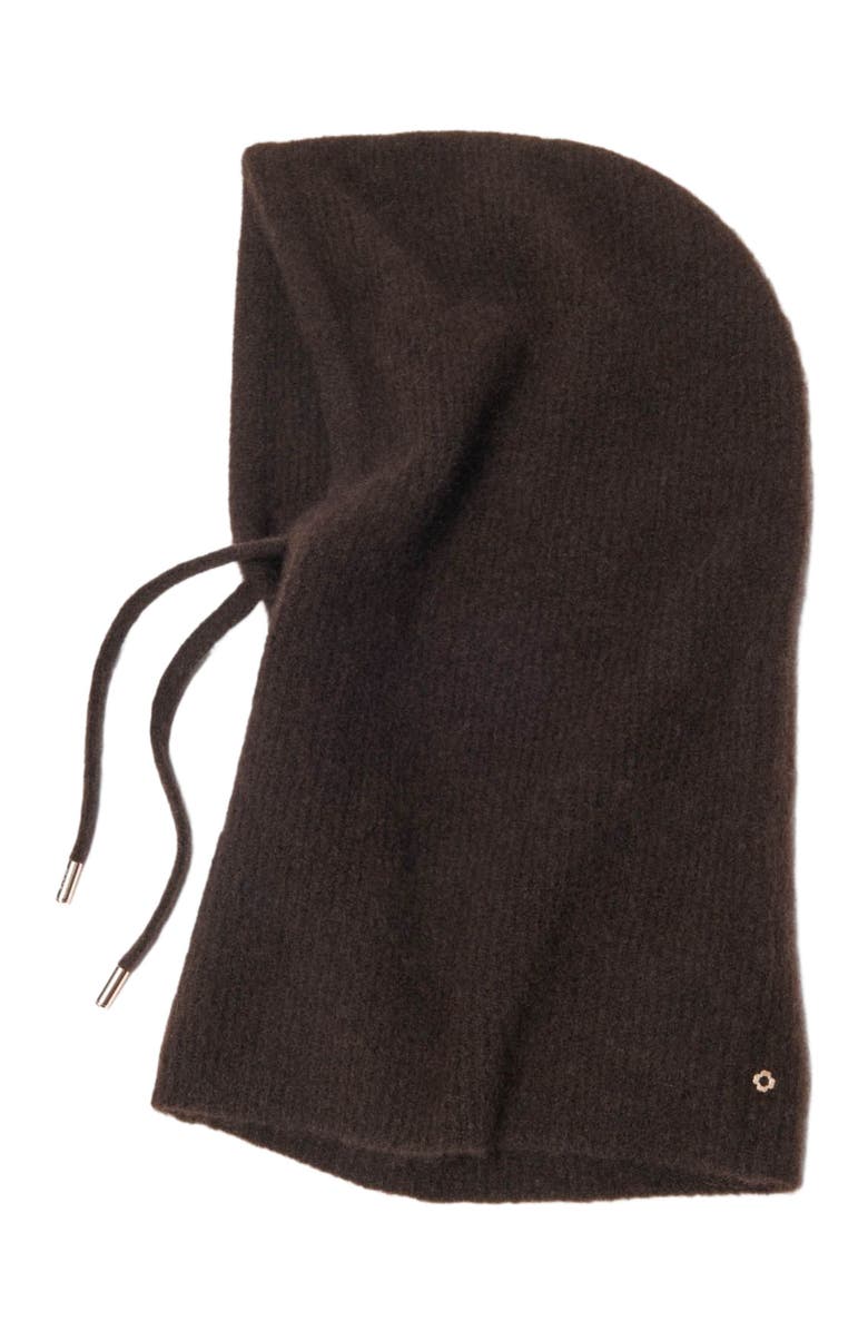 maje Yak wool balaclava, Alternate, color, Dark Brown