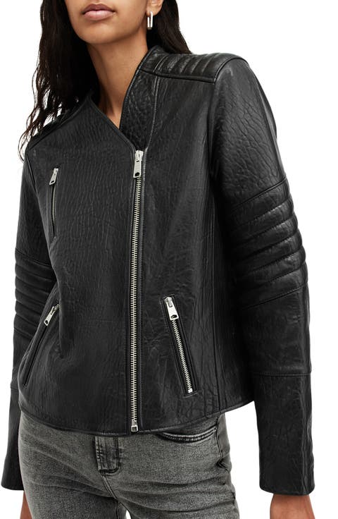 Cawley Leather Biker Jacket