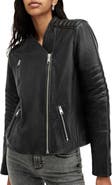 AllSaints Cawley Leather Biker Jacket