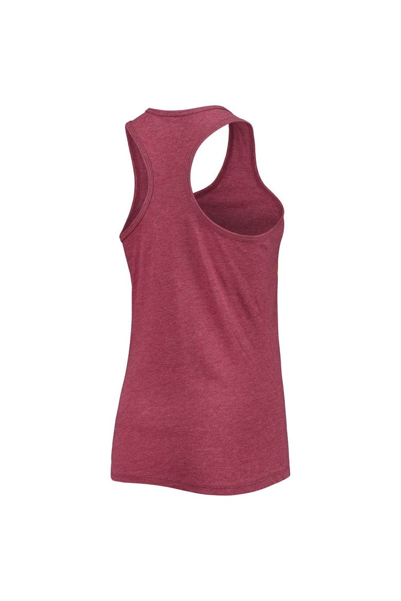Women's New Era Burgundy Washington Commanders Scoop Neck Racerback Tank Top, Alternate, color, Burgundy