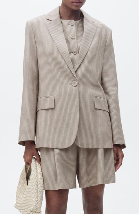 Vivian Pinstripe Blazer