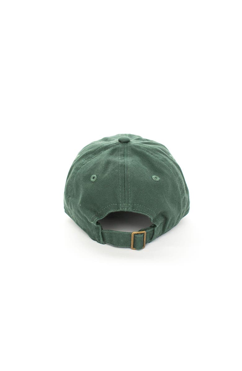 Rey To Z Terry Football Hat, Alternate, color, Hunter Green