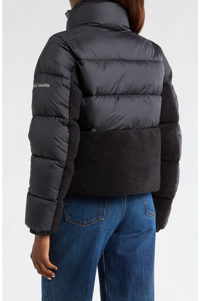 Leadbetter Point™ II Hybrid Crop Puffer Jacket, Alternate, color, BLACK