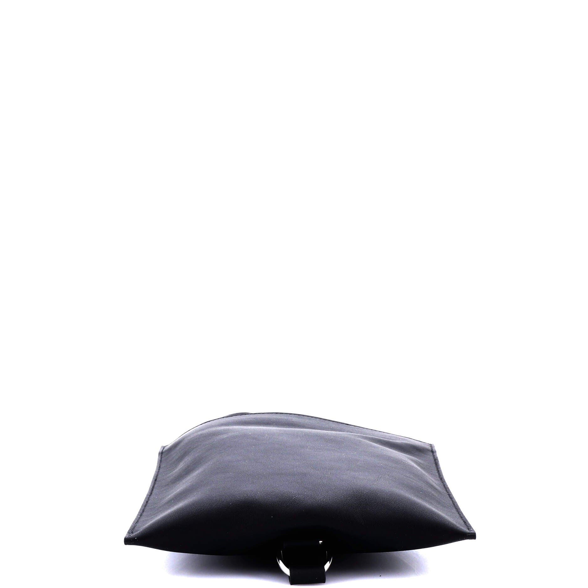 Pre-Owned Hermes Pochenplus Sling Wallet Leather, Alternate, color, Noir