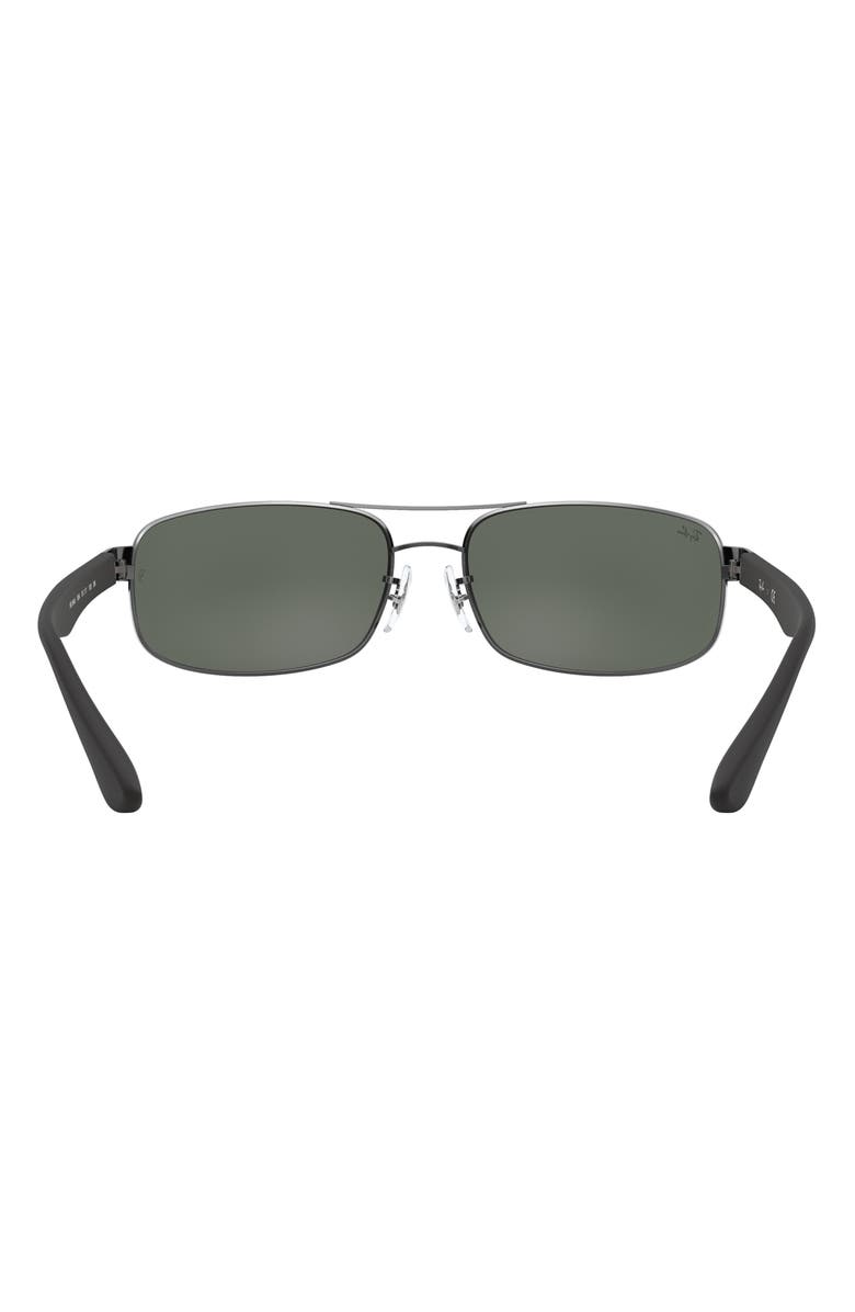 Ray-Ban 64mm Oversize Rectangular Sunglasses, Alternate, color, 