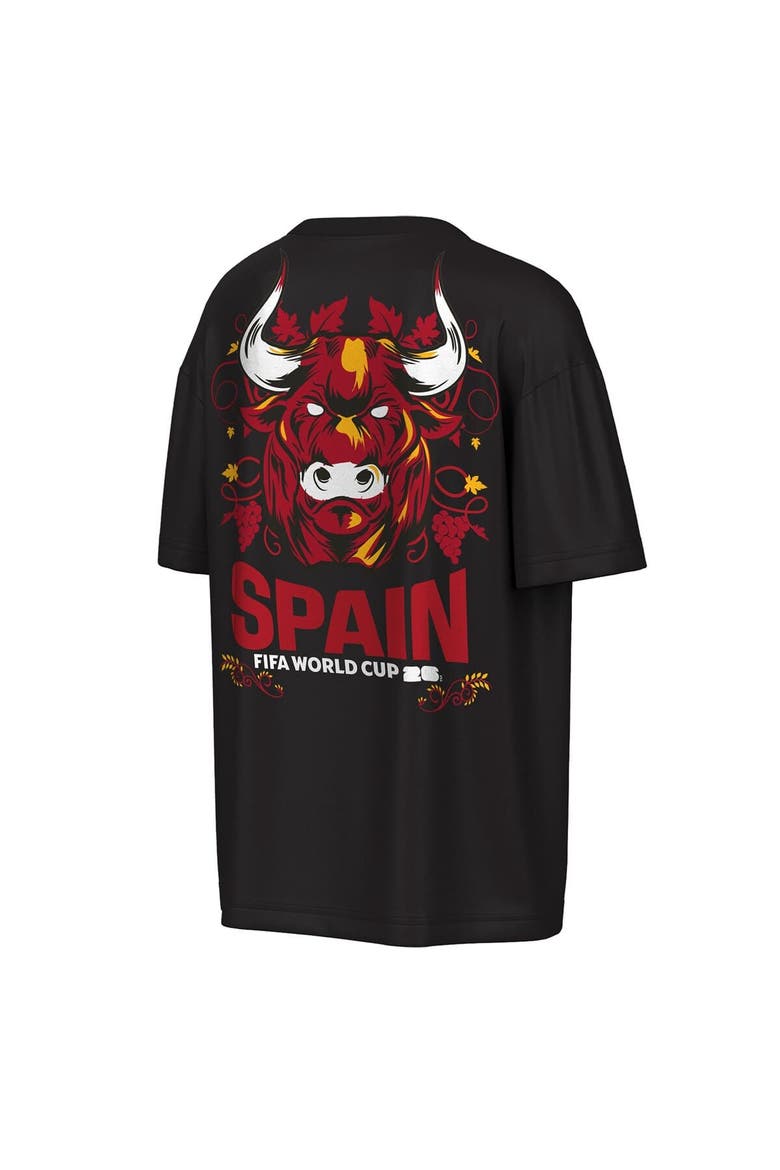 Men's Outerstuff  Black FIFA World Cup 2026 Rally Oversized 2-Hit T-Shirt, Alternate, color, Black