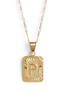 Bracha Initial Pendant Necklace