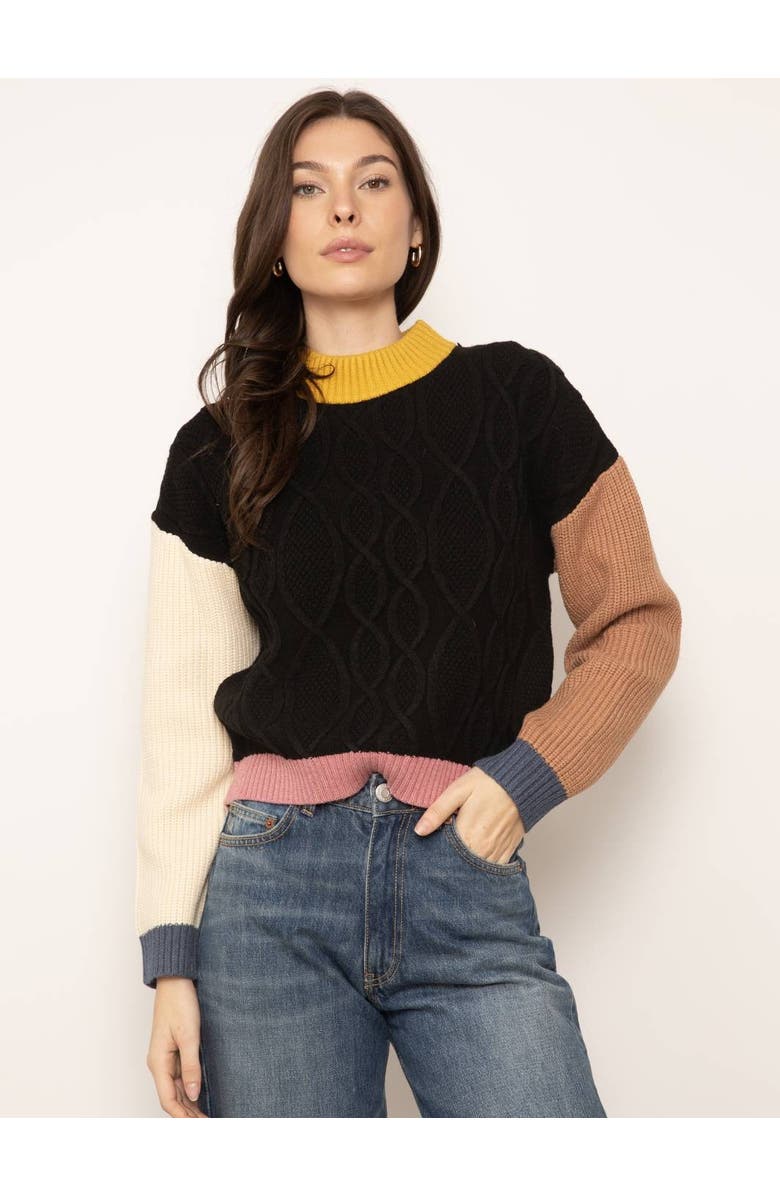 Central Park West Amari Blocked Crew, Main, color, 