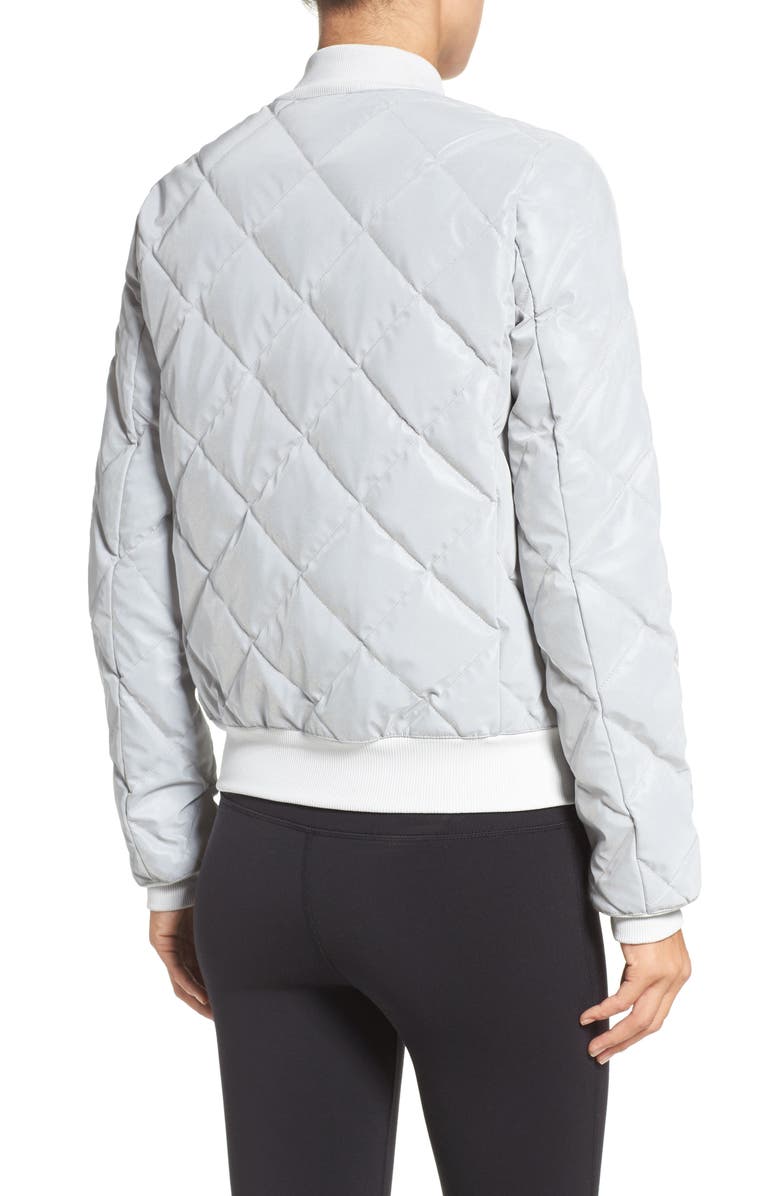 Alo Reflective Bomber Jacket, Alternate, color, 