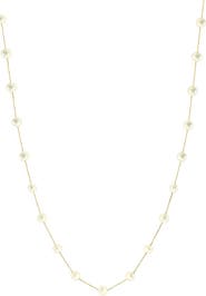 EFFY 14K Yellow Gold Freshwater Pearl Y-Drop Necklace