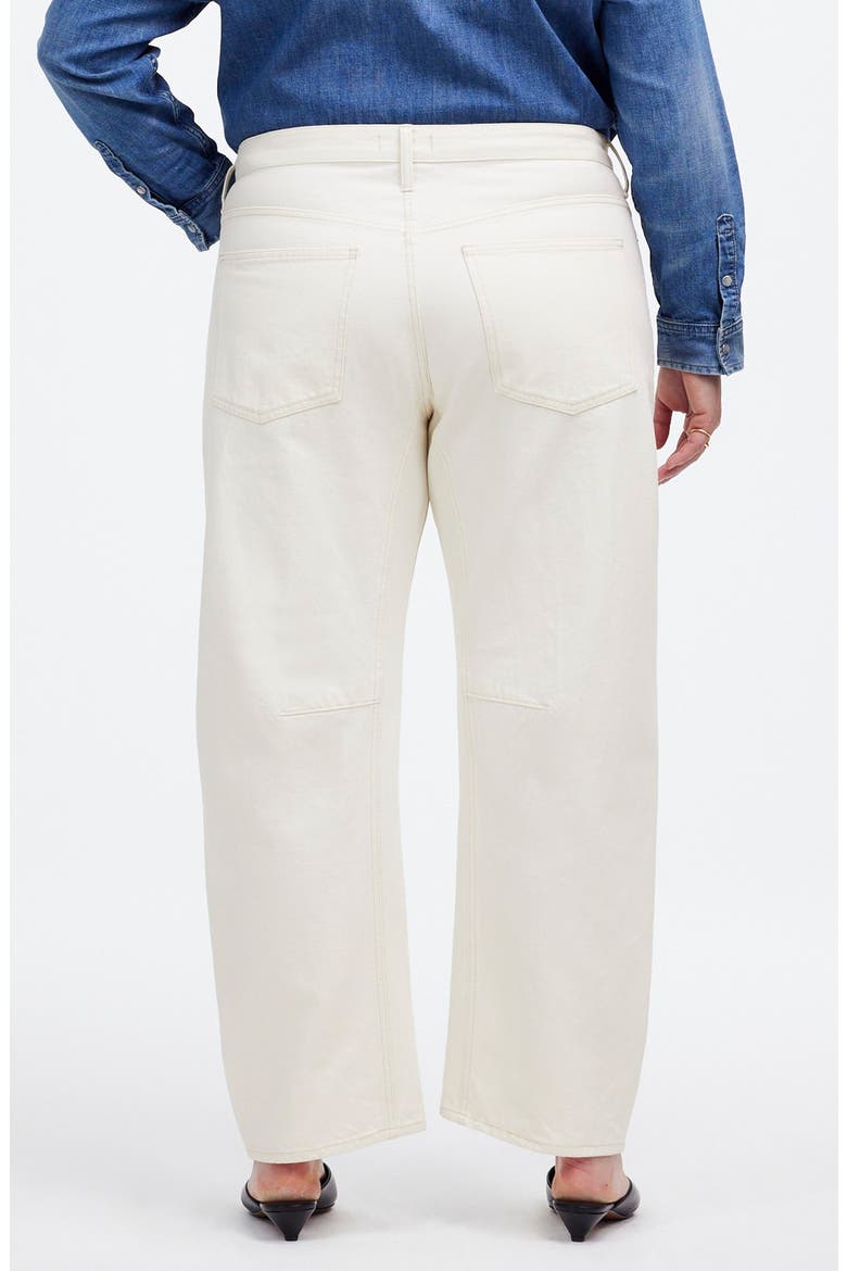 The Darted Barrel Leg Jeans, Alternate, color, VINTAGE CANVAS