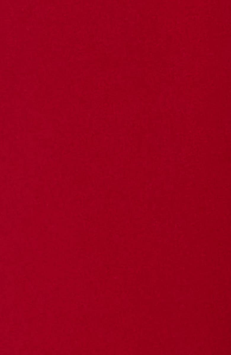 Natori Floral Embroidered Satin Robe, Alternate, color, Red