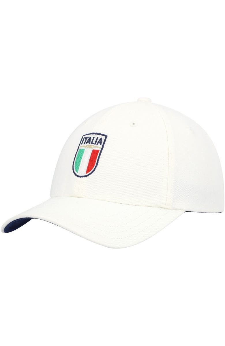 adidas Men's adidas Italy National Team White Logo Adjustable Hat, Main, color, 