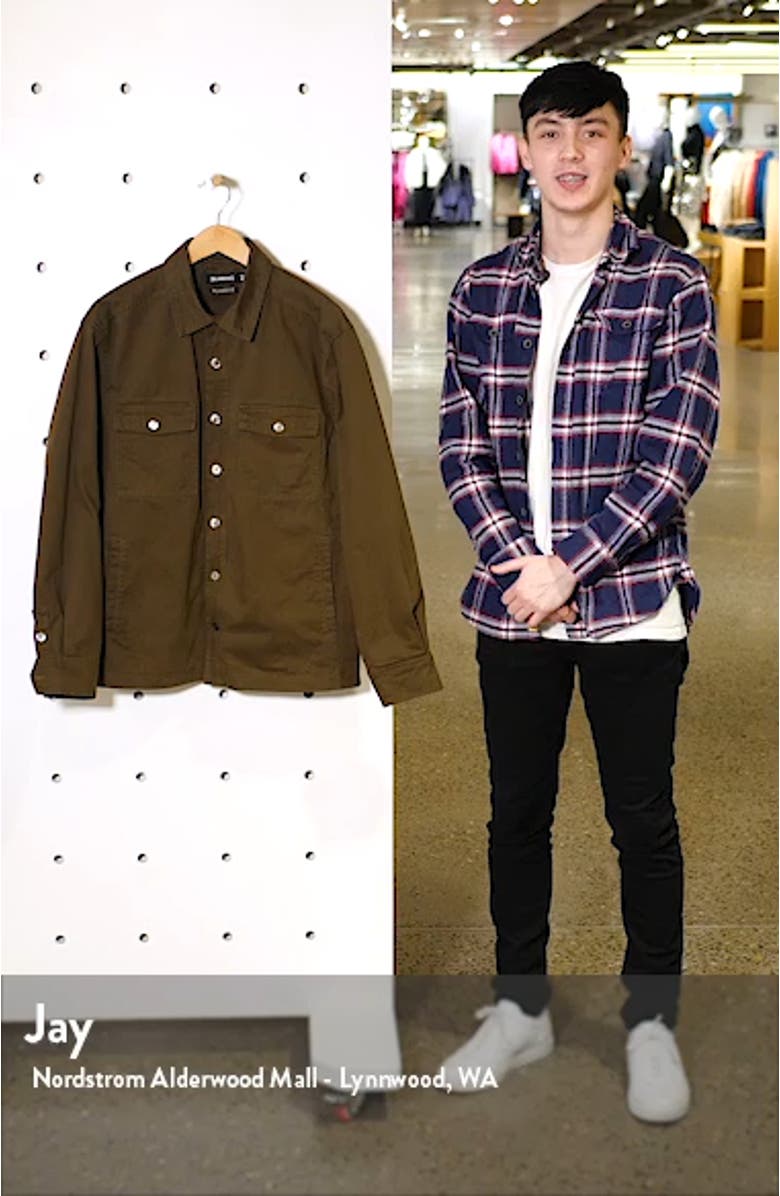 Regular Fit Cotton Shirt Jacket, sales video thumbnail