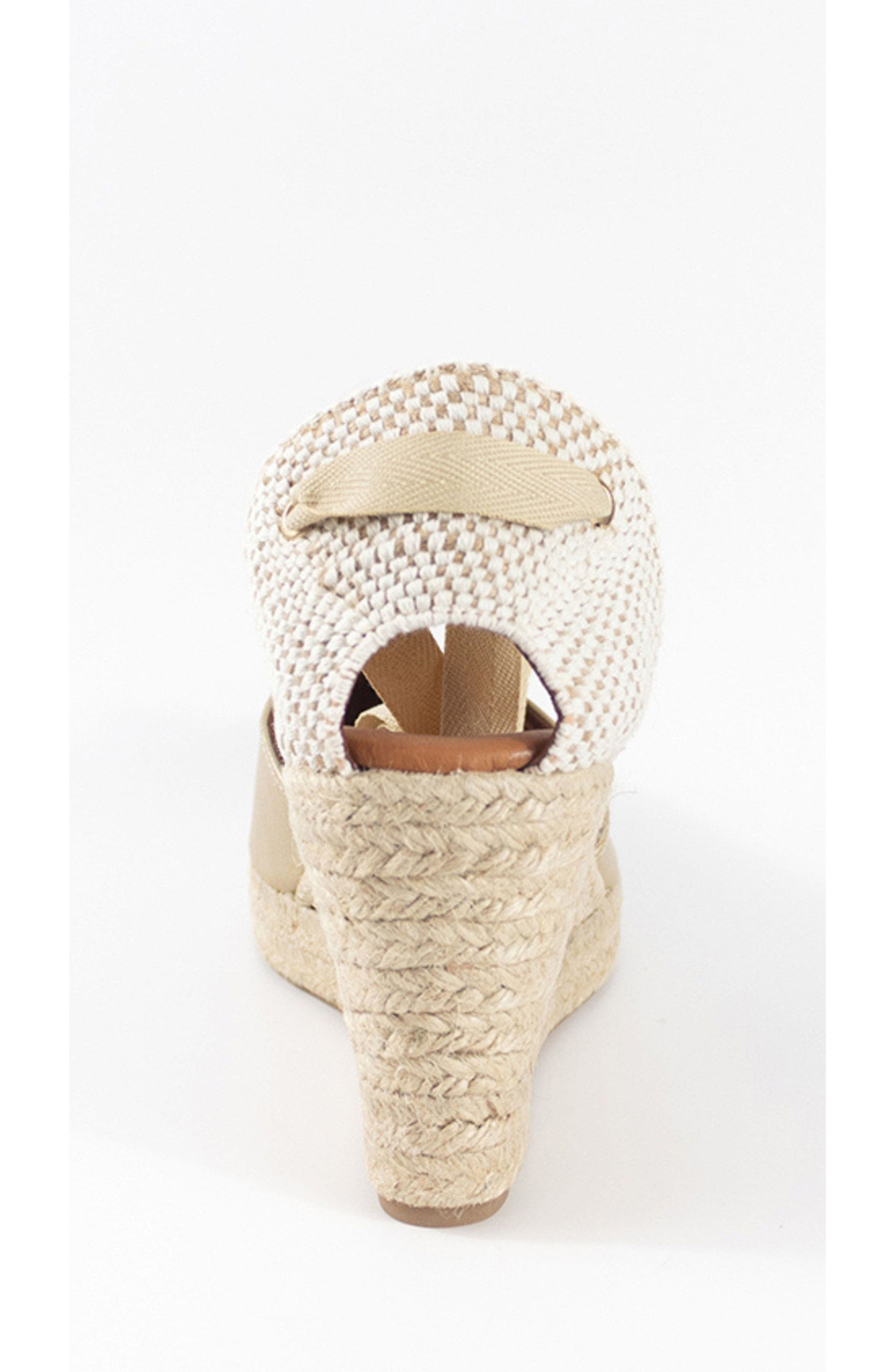 Menina Step Jimena High-Lace Espadrille, Alternate, color, Gold