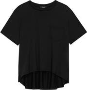 Theory Easy Apex High-Low Pocket T-Shirt