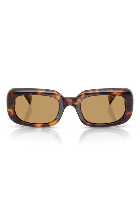 52mm Rectangular Sunglasses