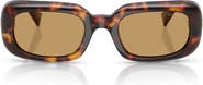 Miu Miu 52mm Rectangular Sunglasses