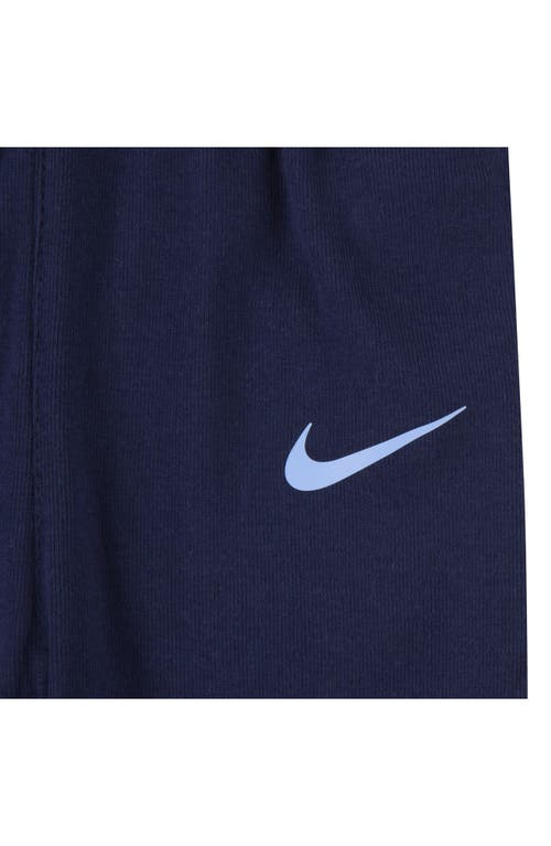 Nike Essentials 2-pack Bodysuits & Joggers Set In Cobalt Bliss Heather