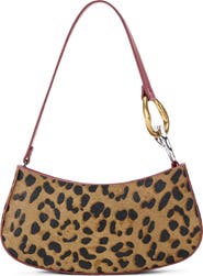 STAUD Ollie Genuine Calf Hair Shoulder Bag