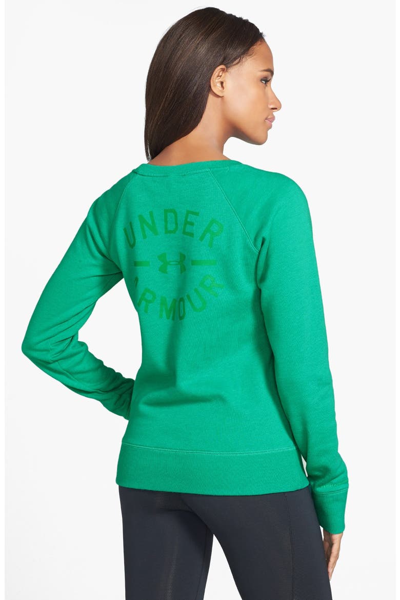 'Legacy' Charged Cotton® Crewneck Top, Alternate, color, EMERALD LAKE