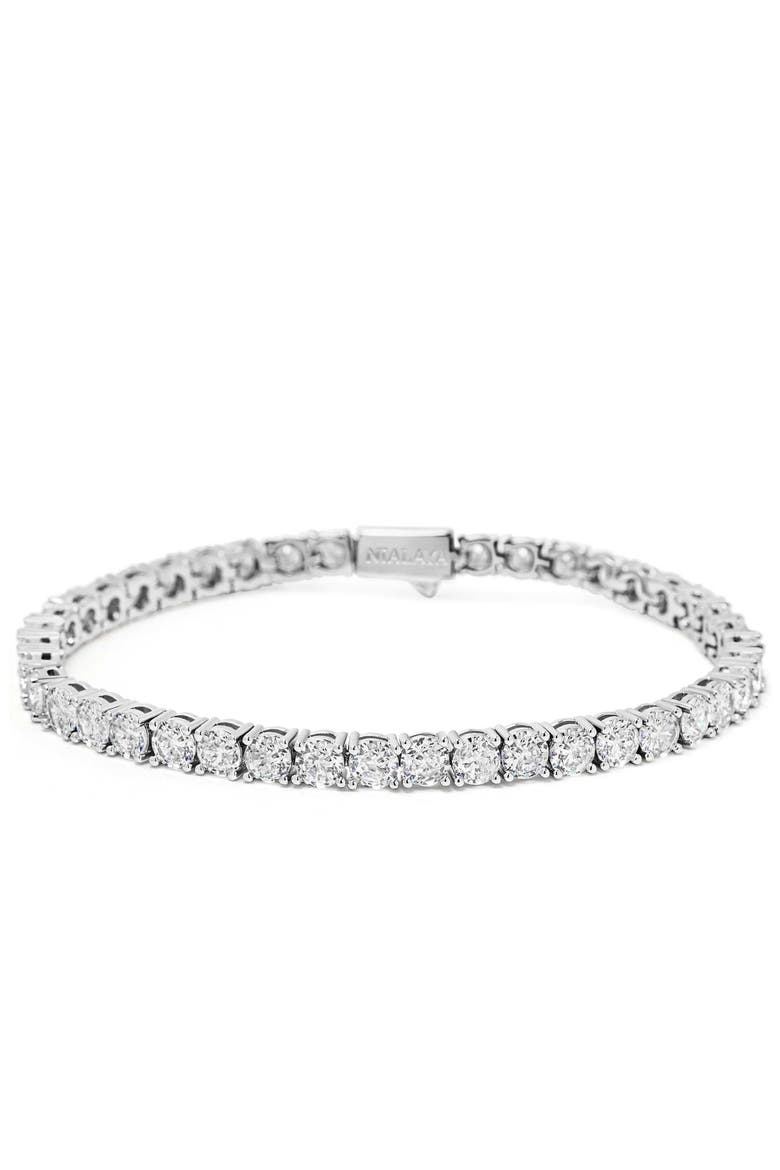 Tennis Bracelet, Main, color, Silver
